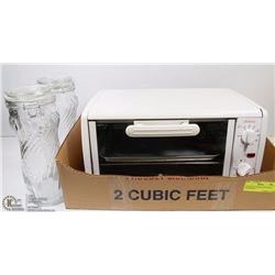 SUNBEAM TOASTER OVEN  WITH 2 GLASS PASTA