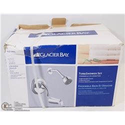 GLACIER BAY TUB AND SHOWER SET CHROME FINISH