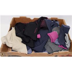 LARGE FLAT OF MENS DRESS SOCKS , ASSORTED COLORS