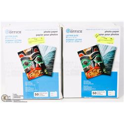 TWO BUNDLES OF 5-50 SHEETS OF PHOTO PAPER