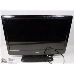 24" HAIER LCD TV WITH NO REMOTE