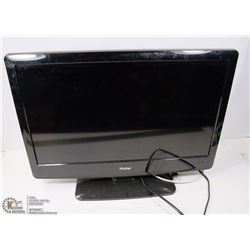 24" HAIER LCD TV WITH NO REMOTE
