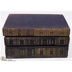 LOT OF 3 ANTIQUE BOOKS INCL MARK TWAIN, BURTON,