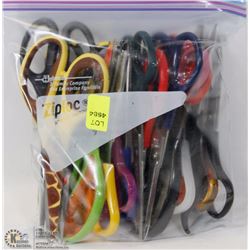 BAG OF MULTI COLOURED SCISSORS
