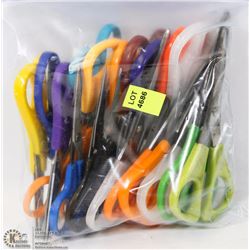 BAG OF MULTI COLOURED SCISSORS