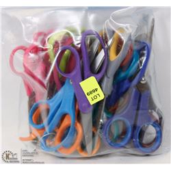 BAG OF MULTI COLOURED SCISSORS