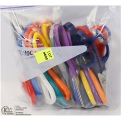 BAG OF MULTI COLOURED SCISSORS