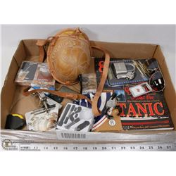 BOX W/COLLECTIBLE TITANIC BOOK, TRINIDAD