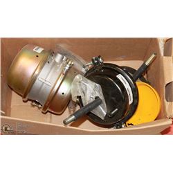 BOX WITH 3 AIR BRAKE POTS , NEW