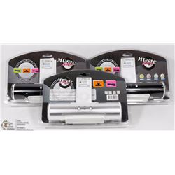 LOT OF 3 MUSIC ANGEL SPEAKERS