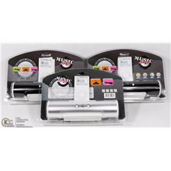 LOT OF 3 MUSIC ANGEL SPEAKERS
