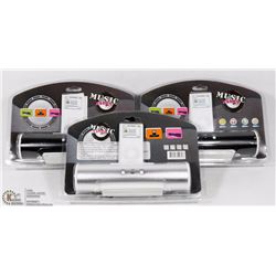 LOT OF 3 MUSIC ANGEL SPEAKERS