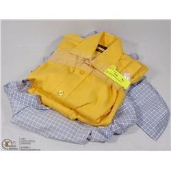 3 DESIGNER MENS DRESS SHIRTS SIZES 14-14-1/2