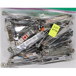 BAG OF ASSORTED NAIL CLIPPERS