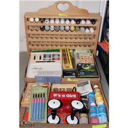 LARGE FLAT OF CRAFTS LIQUID CHALK MARKERS