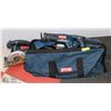 Image 1 : LARGE RYOBI TOOL BAG WITH ASSORTED CORDLESS