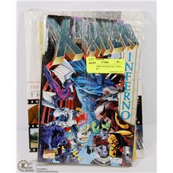 LOT OF COMIC NOVELS INCL X-MEN , STARWARS