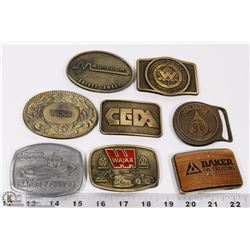 LOT OF BELT BUCKLES