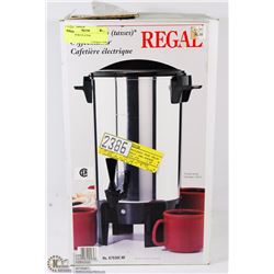 REGAL 10-30 CUP COFFEEMAKER.