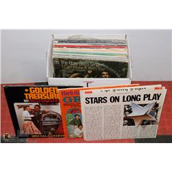BOX OF LPS INCL STARS ON LONG PLAY, HARRY