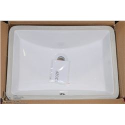 18"X12" WHITE SINK.