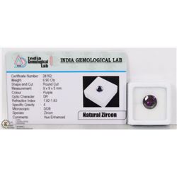 #90-NATURAL CAMBODIA ZIRCON GEMSTONE 6.90CT