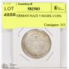 Image 1 : WWII GERMAN NAZI 5 MARK COIN.