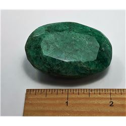 #11 - 251.4 CT NATURAL GREEN EMERALD GEMSTONE
