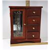 Image 2 : #1 - GLASS FRONTED JEWELLERY BOX & CONTENTS