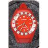 Image 1 : 53) RED LARGE FASHION WATCH W/ CRYSTALS