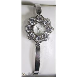 26) IK LARGE CRYSTAL FASHION WATCH