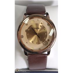 25) COPPER TONE MENS FASHION WATCH