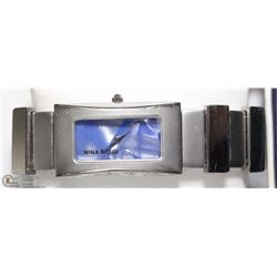 5) STAINLESS BLUE FASHION WATCH