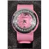 Image 1 : 48) PINK 'SNAP STRAP' FASHION WATCH