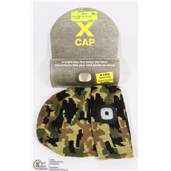 NEW X-CAP TOQUE W/ 4 LED HEADLAMP