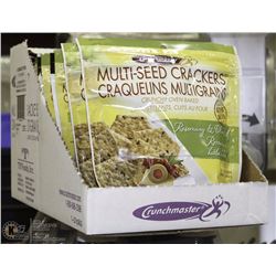 CASE WITH 7 BAGS OF CRUNCHMASTER MULTISEED
