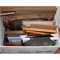 BOX OF ASSORTED ASIAN STYLE SHOWHOME WALL ART.