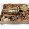 Image 1 : ESTATE BOX OF ASSORTED BRASS, SOME ETCHED
