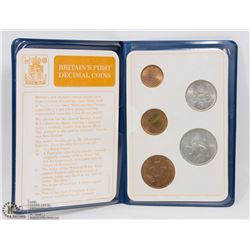 BRITAINS FIRST DECIMAL COIN SET