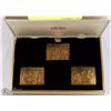 Image 1 : 1976 OLYMPICS TORCH BEARER BRONZE STAMP SET