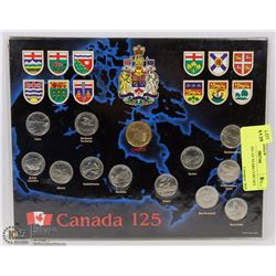 RCM CANADA 125 YEARS COIN SET (1992)