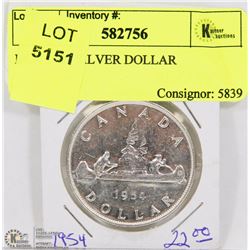 RCM 1954 SILVER DOLLAR