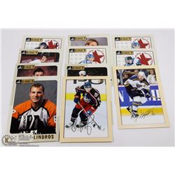 CHL FUTURE STARS LARGE HOCKEY CARDS (11)
