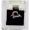Image 1 : WOMAN SS VOGUE DESIGN MINI STONE RING