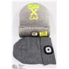 Image 1 : NEW X-CAP TOQUE W/ 4 LED HEADLAMP