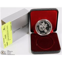 1983 SILVER UNIVERSIADE CASED DOLLAR