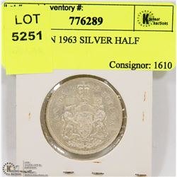 CANADIAN 1963 SILVER HALF DOLLAR