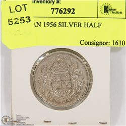 CANADIAN 1956 SILVER HALF DOLLAR