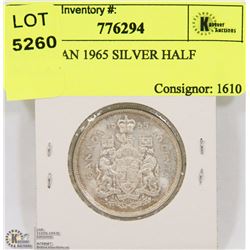 CANADIAN 1965 SILVER HALF DOLLAR