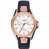 Image 3 : BRAND NEW FOSSIL RILEY MULTIFUNCTION BLUE LEATHER